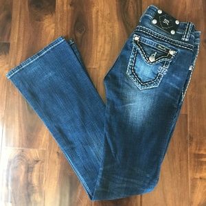 Miss Me Mid-Rise Bootcut Jeans